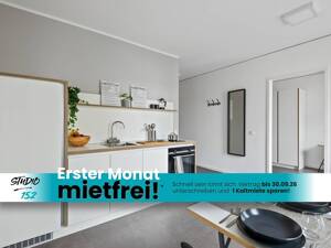 STUDENTS ONLY: Studio 152 - modernes Zimmer in einer 2er-WG mit EBK, ALL-IN-MIETE, UVM. im Wiesbadener Rheingauviertel