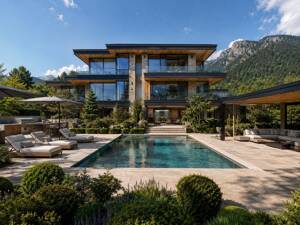EXKLUSIVITÄT NEU DEFINIERT - Ein architektonisches Statement im Chiemgau - Neubau Villa