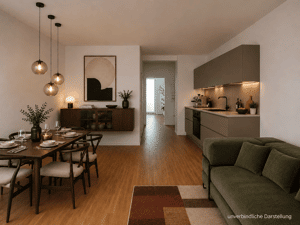 Elegante 4-Zimmer-Wohnung mit stilvoller Ausstattung und zwei Balkonen in bester Lage