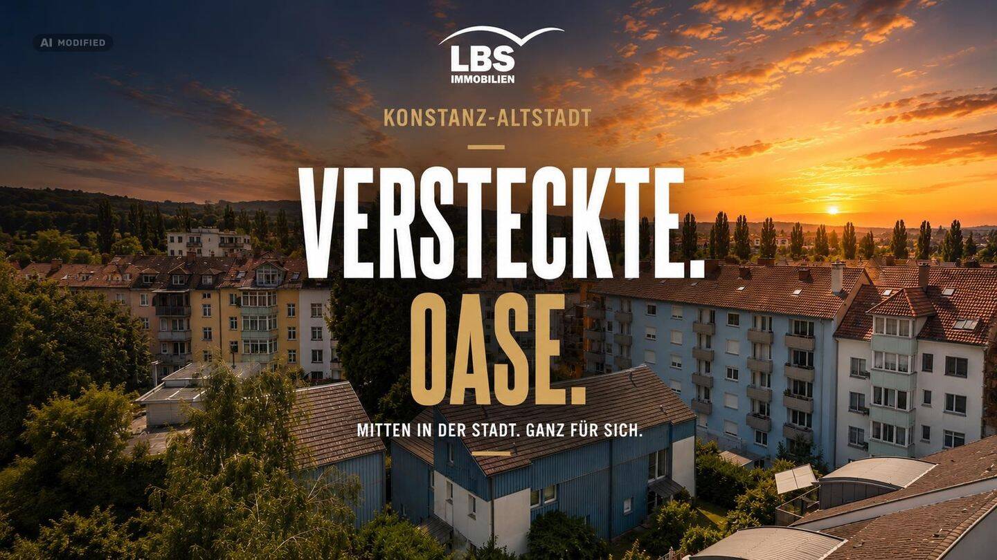 VERSTECKTE. OASE. Mitten in der Stadt. Ganz für sich.
