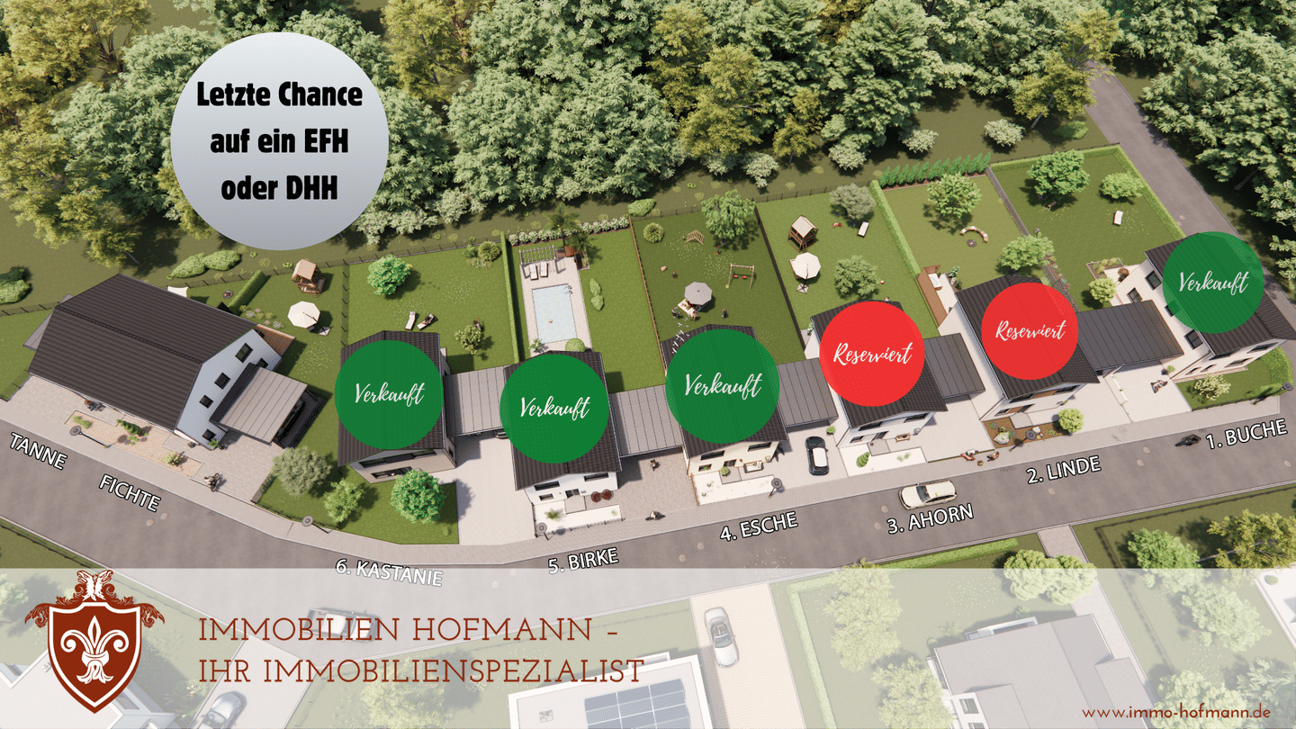 Nur noch ein Grundstück verfügbar-Doppelhaus oder Einfamilienhaus möglich !!! – Pilsting – Bild 1 von 9