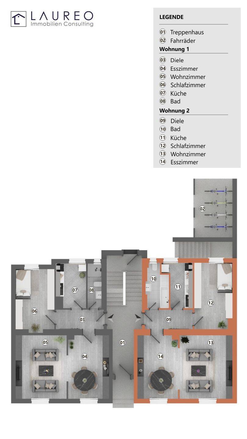Ideal als erste Kapitalanlage: Langjährig vermietet, gepflegtes Haus, Mietvertrag indexiert – Nürnberg – Vorschaubild 3