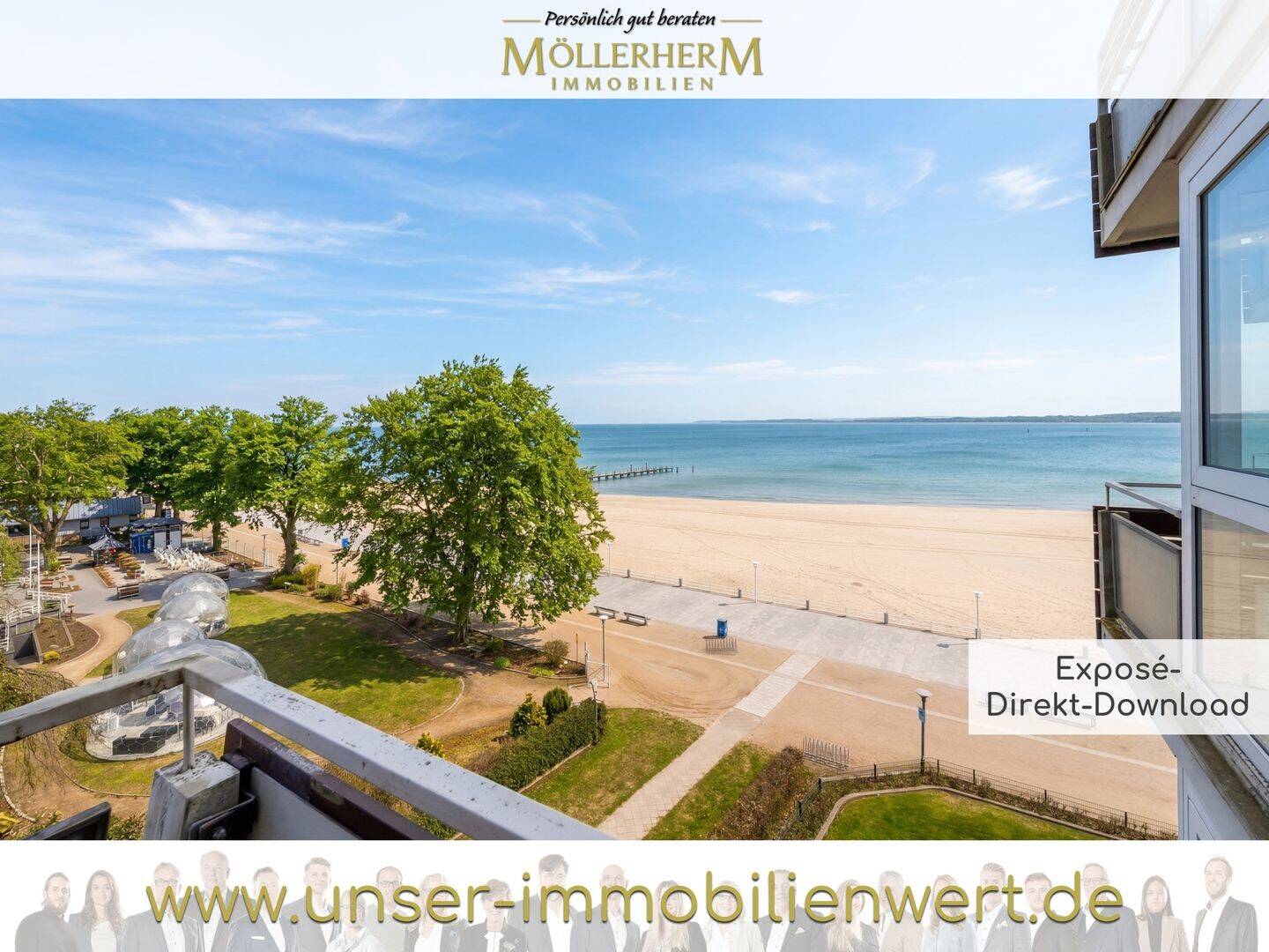Kompakt, modern, mit Meerblick- Ihr Rückzugsort an der Ostsee in der Kaiserallee