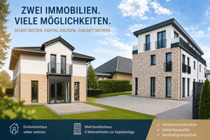 Mehrfamilienhaus und Einfamilienhaus- Wohnen und Kapitalanlage – 22523 Hamburg – Vorschaubild 1