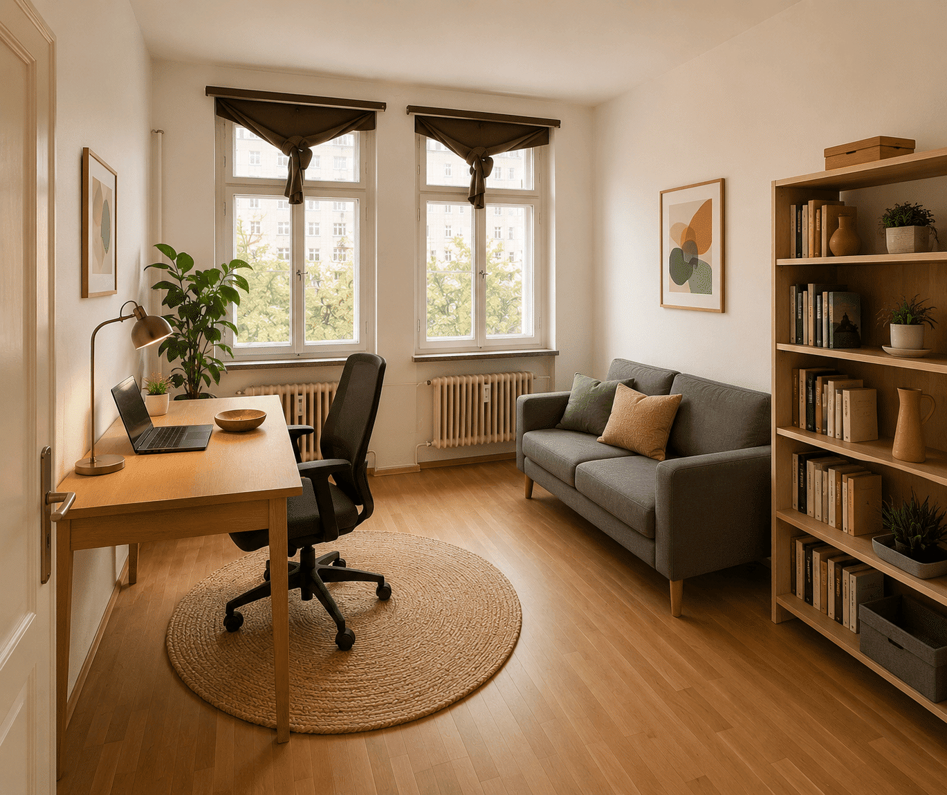 Stilvolle Altbauwohnung im berühmten Zuckerbäckerstil - Balkon mit Blick auf Architekturdenkmäler – Berlin – Vorschaubild 8