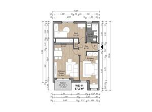 Attraktive 3 Zimmer-Wohnung im 1. OG mit Balkon – 63075 Offenbach am Main – Vorschaubild 3
