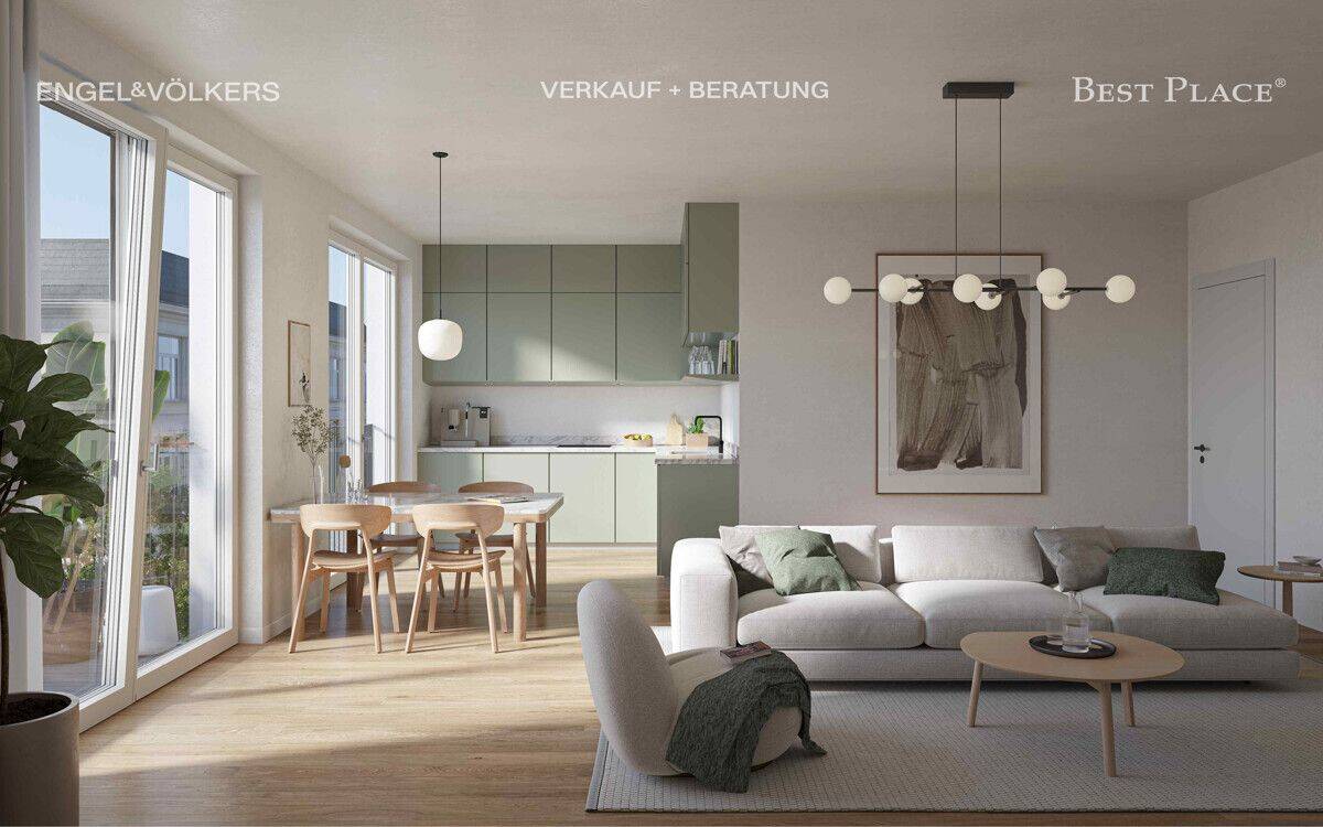 THE SKY IS THE LIMIT: Lichtdurchflutetes Penthouse mit 2 Zimmern und 2 Terrassen – Berlin – Vorschaubild 2