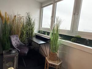 "Kuscheliges Nest" Gemütliches 1-Zimmer-Appartement mit freiem Blick und großer verglaster Ostloggia in München - Oly... – 80809 München – Vorschaubild 9
