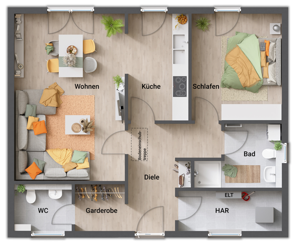 Bungalow in 53947 Nettersheim mit 78 m² kaufen