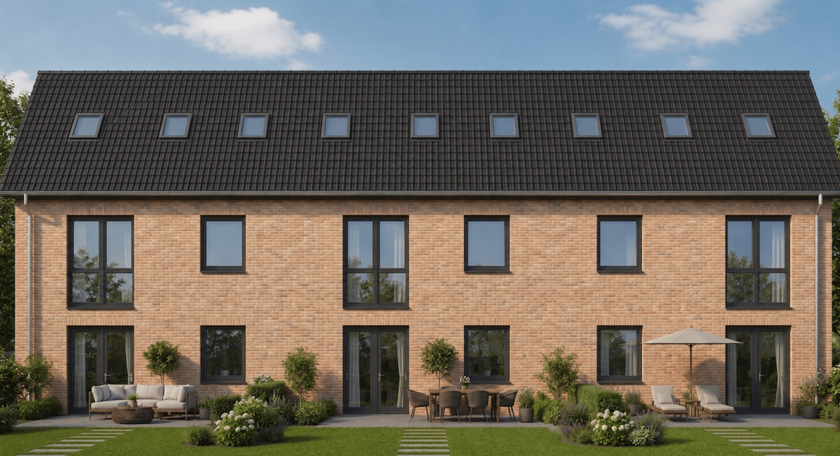 Geplantes Neubauvorhaben - Endreihenhaus mit großem Garten in traumhafter Süd-West-Lage – 22523 Hamburg – Bild 1 von 5