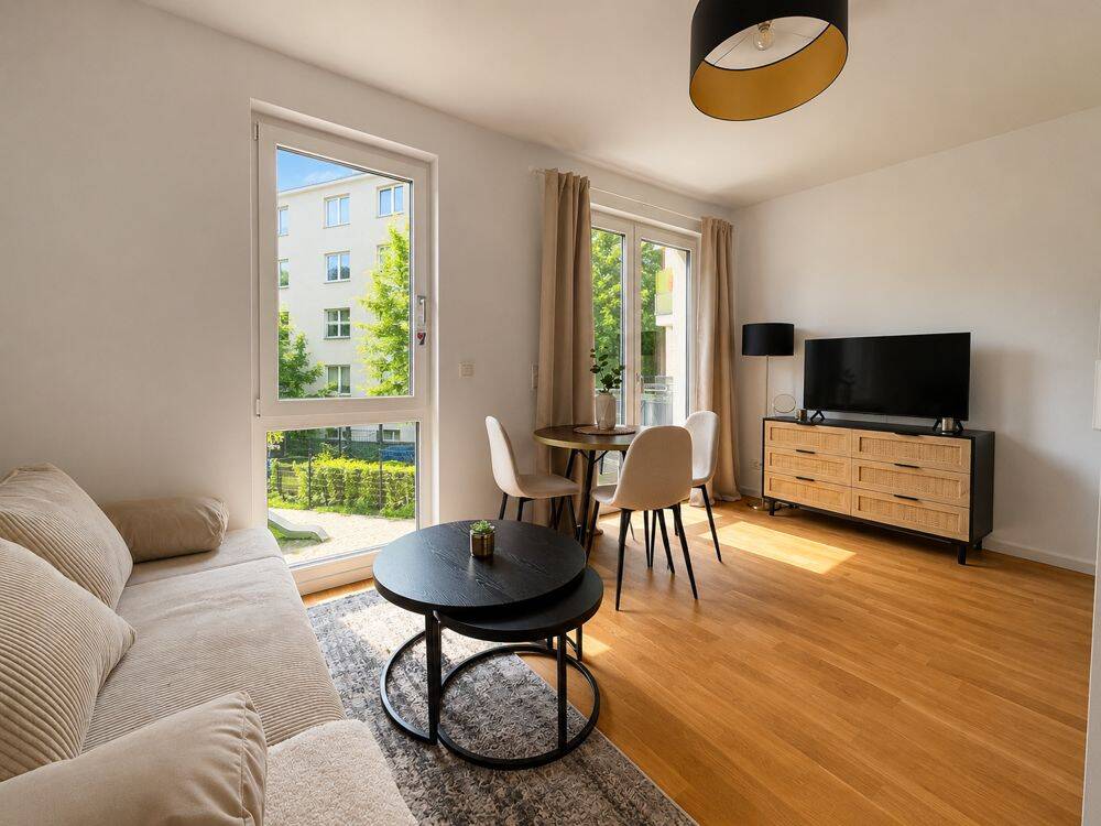 Bezugsfreies 1-Zimmer-Neubauapartment mit Balkon nahe Volkspark Humboldthain – Berlin – Vorschaubild 4