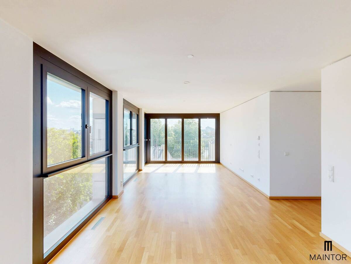 Urbanes Wohnen: 3-Zimmer-Wohnung mit Ausblick – 60311 Frankfurt am Main – Bild 1 von 9