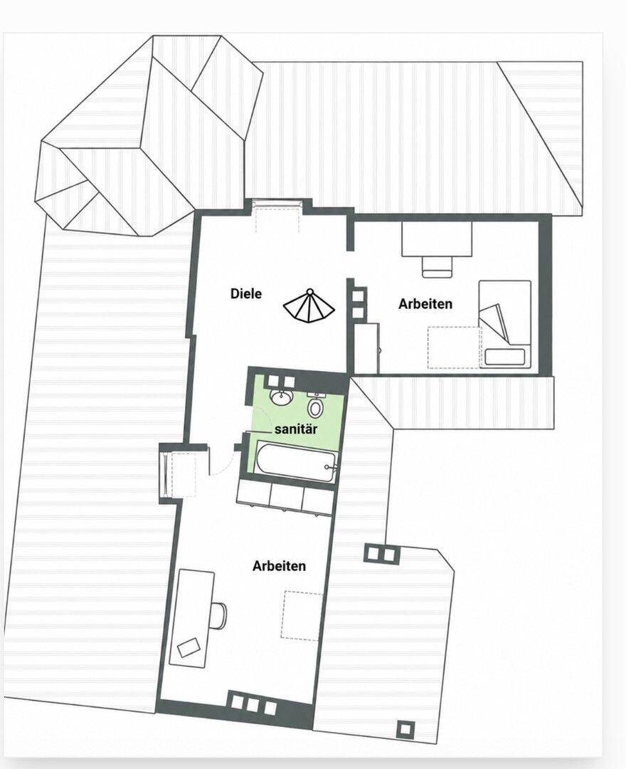 Exklusive Maisonette - im Staden - perfekt mit home office - perfekt für Familie – Saarbrücken – Vorschaubild 4