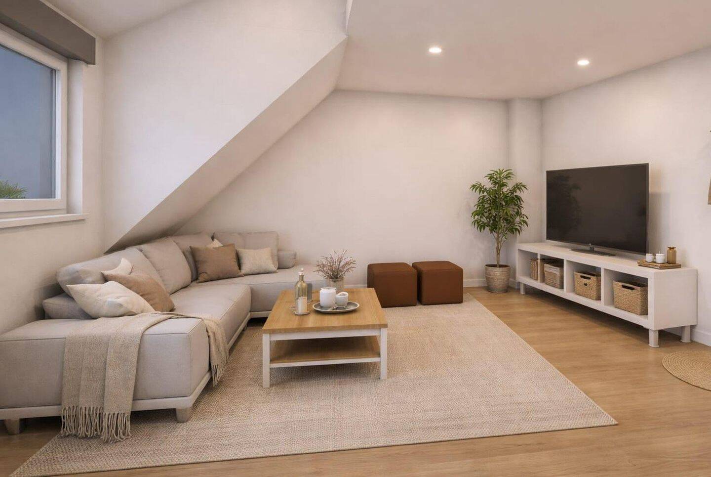 Attika Penthouse Jugendstil Maisonette Atelier 100 qm mit Dachterrasse und Panoramablick – Dortmund – Vorschaubild 7