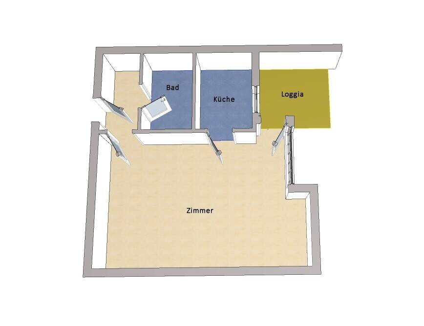 IMMOBERLIN.DE - Sympathische Wohnung mit Loggia & Lift in gefragter Kiezlage – Berlin – Vorschaubild 5