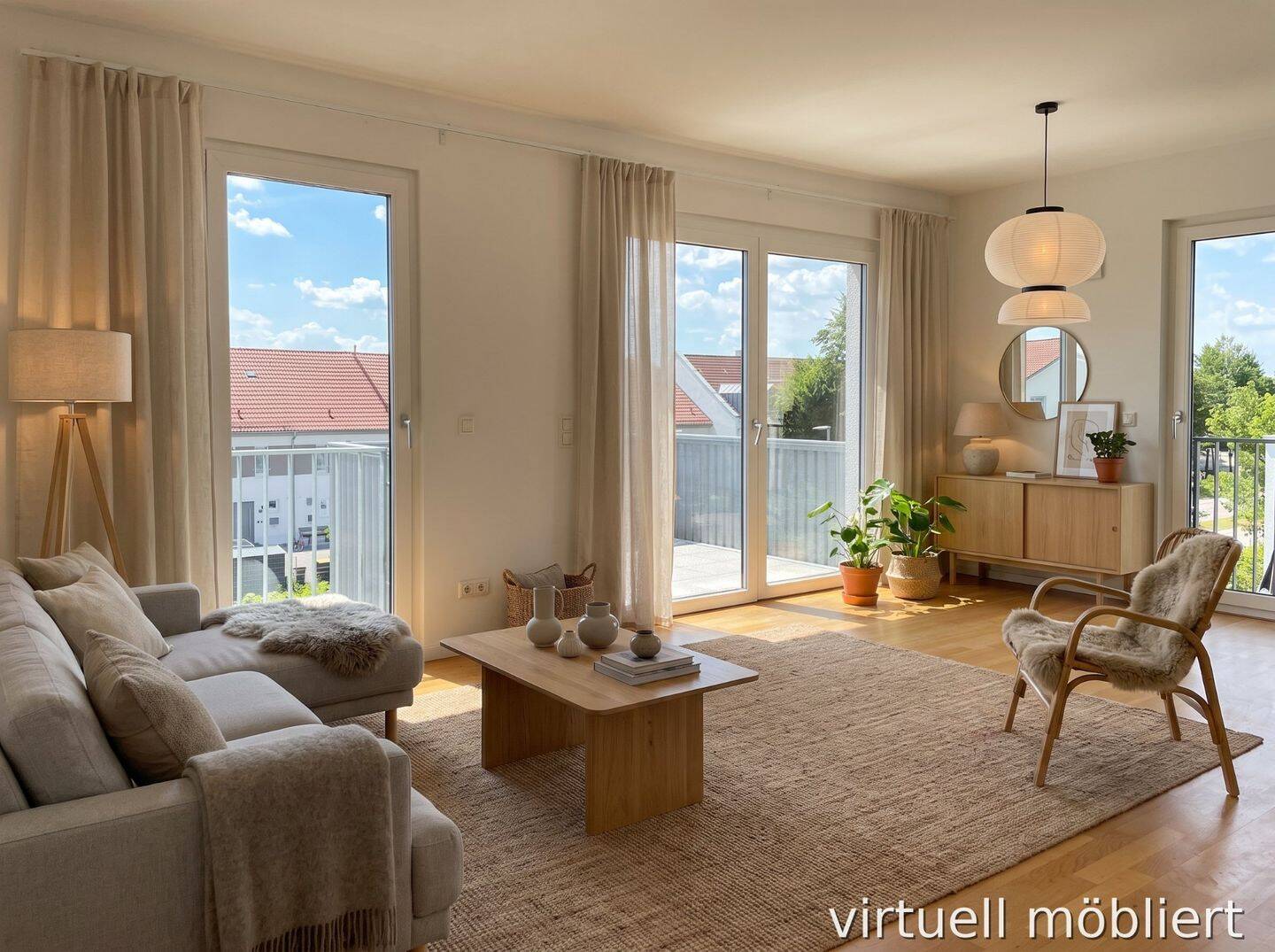 Helle Wohnung mit moderner Einbauküche, Balkon und Aufzug in Manching