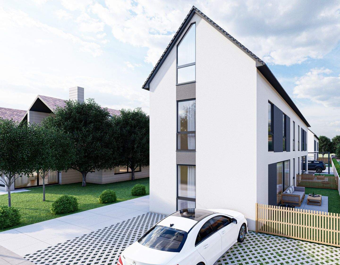 Neubau mit Wohlfühlgarantie – hochwertige Doppelhaushälften im Herzen von Holzgerlingen – Holzgerlingen – Vorschaubild 2