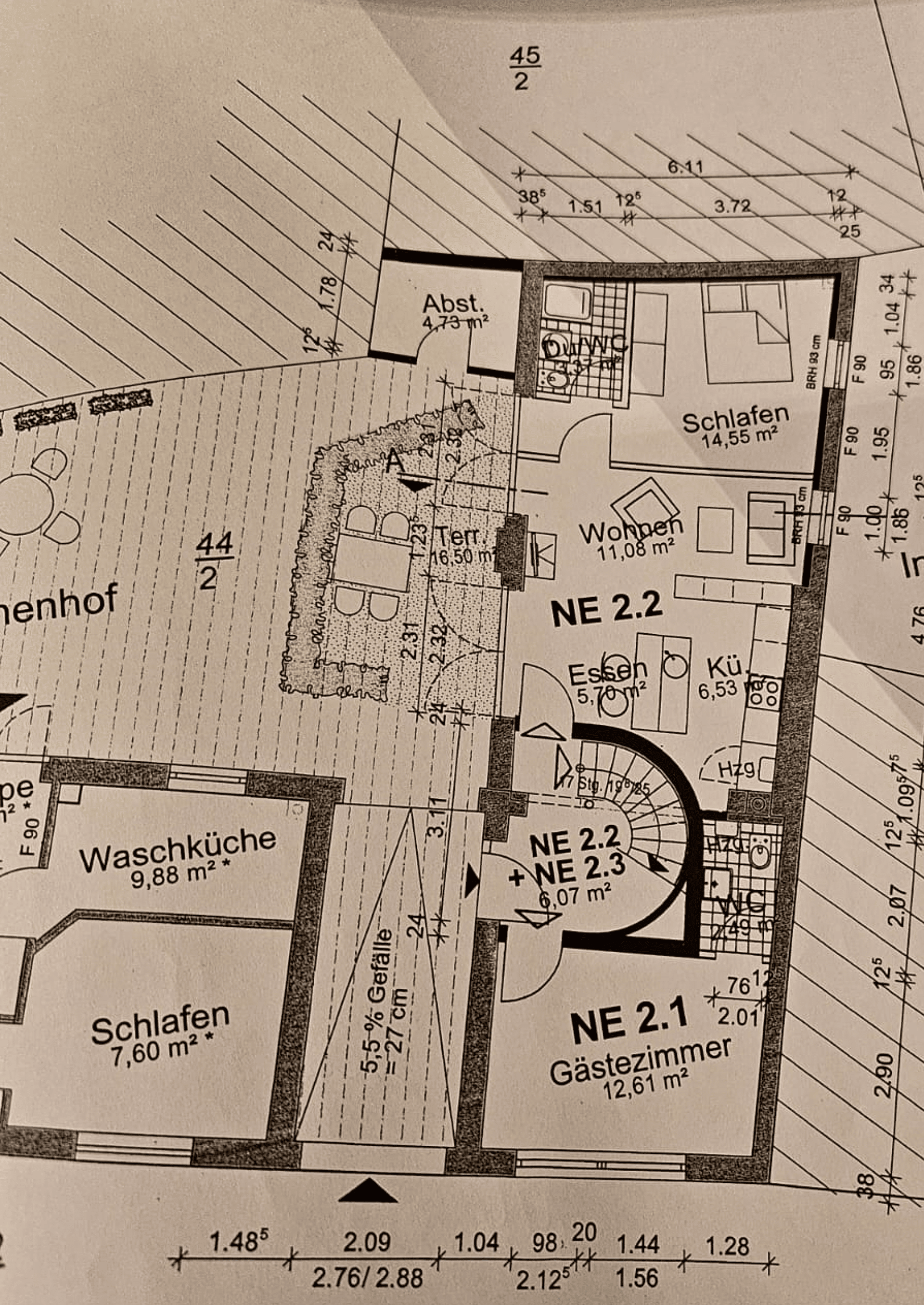 Etagenwohnung in 21335 Lüneburg mit 93,56 m² kaufen