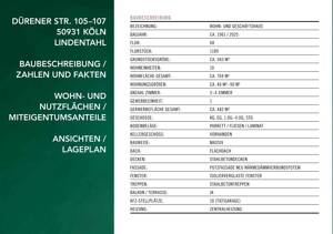 Modern & energieeffizient wohnen in Köln - Lindenthal – 3 Zimmer mit Balkon & Loggia! WE 5 – 50931 Köln – Vorschaubild 7