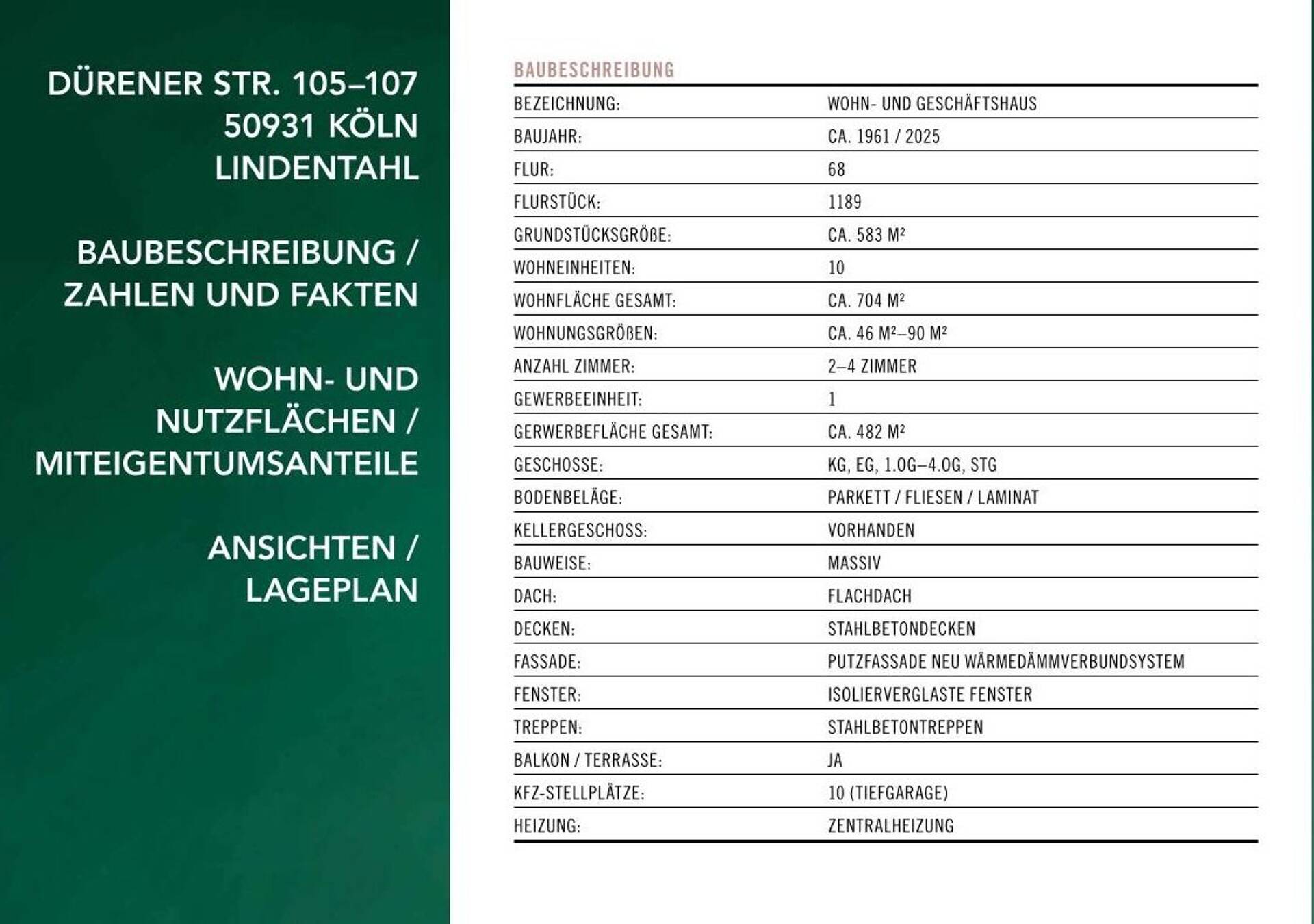 Etagenwohnung in 50931 Köln mit 92,81 m² kaufen
