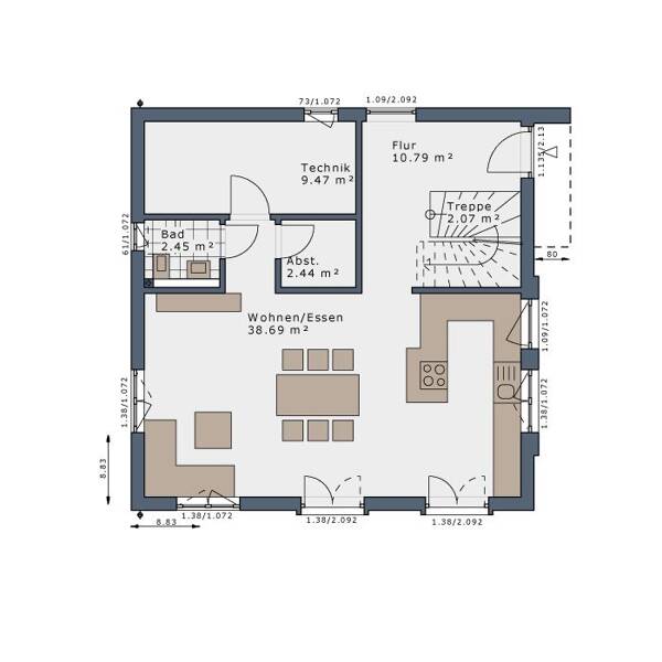 Einfamilienhaus in 77654 Offenburg mit 130 m² kaufen