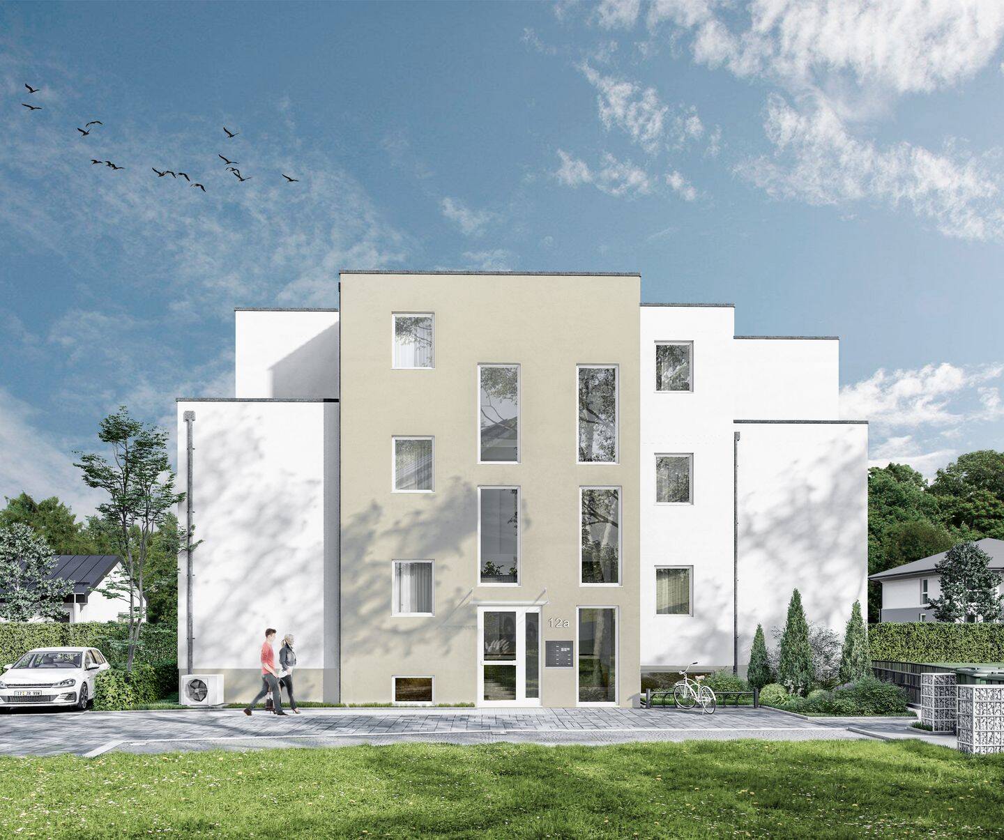 Urloffen: Helle 3-Zimmer-Wohnung im Neubau mit Einbauküche, Balkon & Kellerraum! – Appenweier – Vorschaubild 3