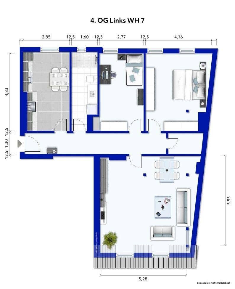 ***Raumwunder - 3 Zimmer - ca. 100 m² - bezugsfrei*** – Berlin – Vorschaubild 5