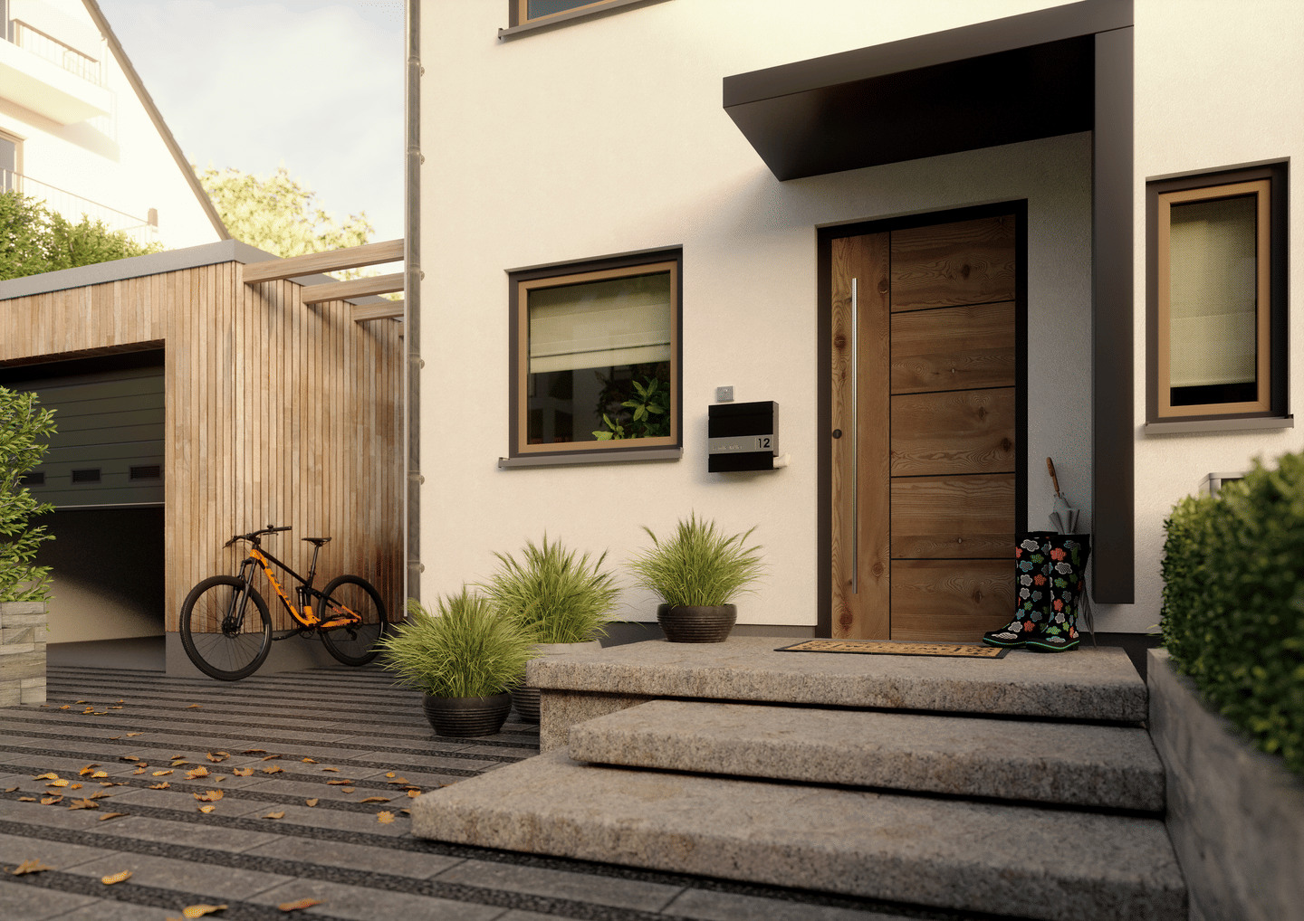 Ihr neues Reiheneckhaus bietet Ihnen viel Platz mit sonnigem Garten und Terrasse in zentraler Lage- Nähe S-Bahn- in München-Neuaubing – München – Vorschaubild 2