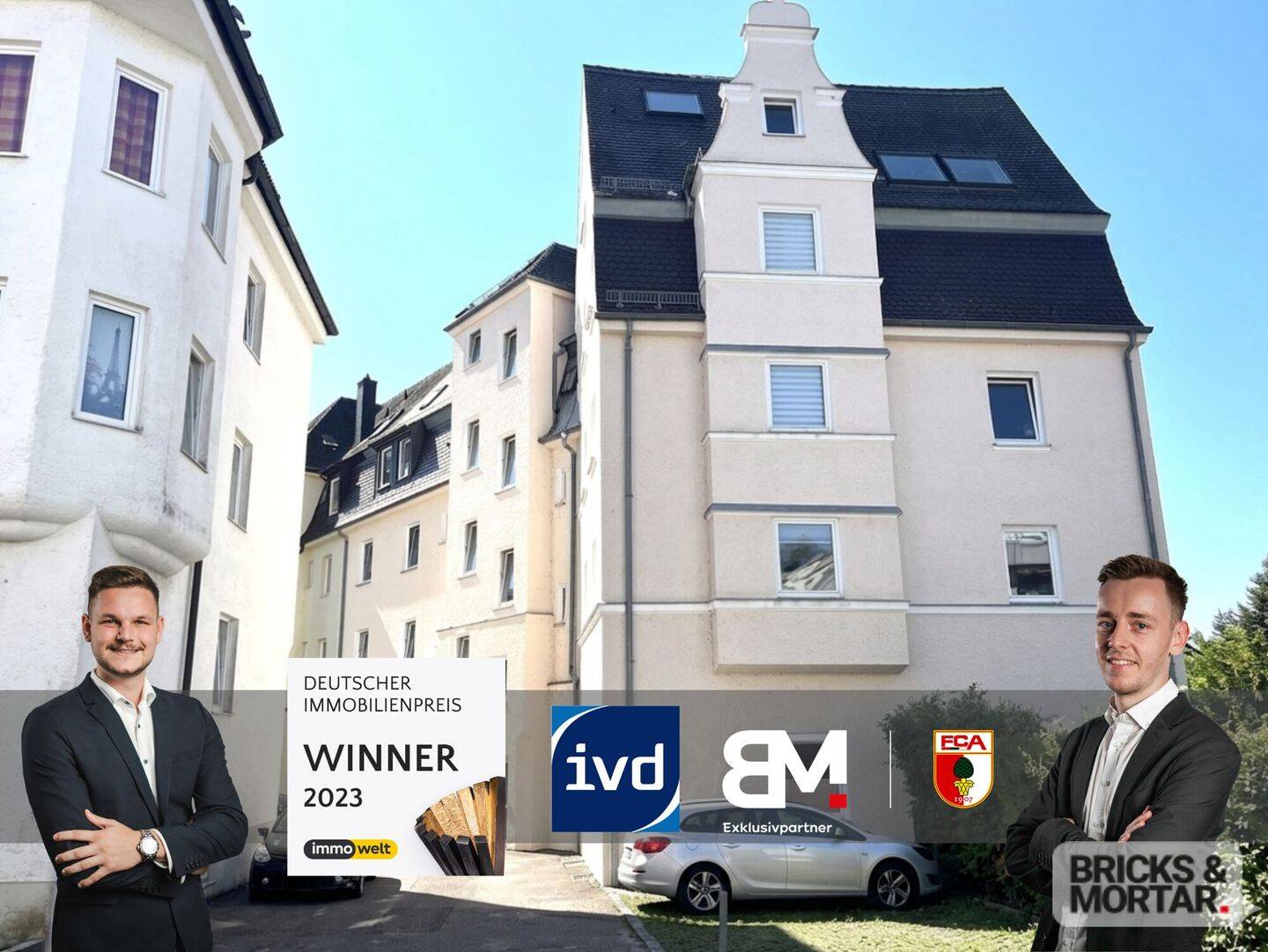 Vermietete 2-Zimmer-Wohnung mit ca. 64 m² in Augsburg-Göggingen