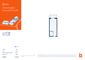 1-Zimmer-Apartment im 3.OG mit Balkon zur Parkseite (B25) – 53129 Bonn – Vorschaubild 4