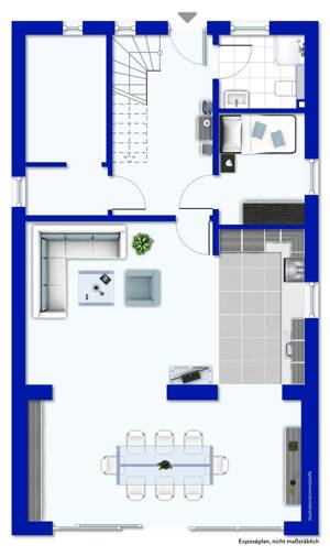 Modernes Familienhaus mit hochwertiger Ausstattung, großzügigem Raumangebot und unverbautem Grünblick – 10318 Berlin – Vorschaubild 5