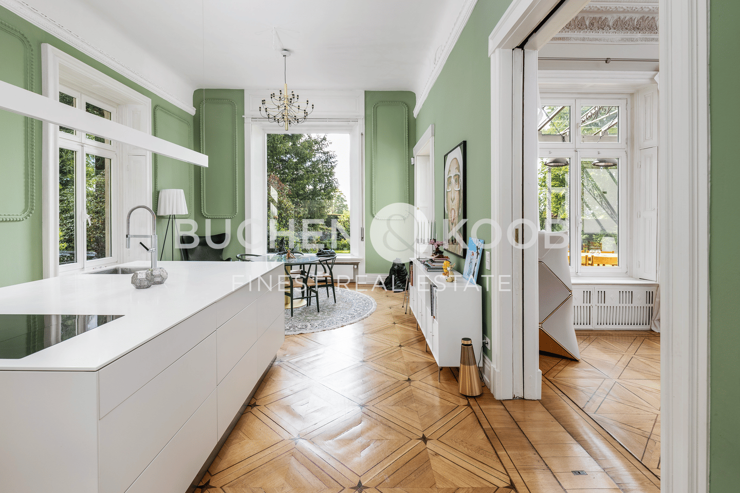 Einzigartige Villa mit Elbblick in Nienstedten – Hamburg – Vorschaubild 4
