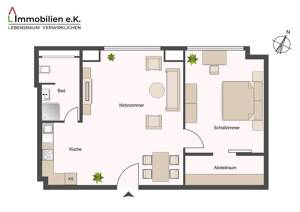 Zentrale, helle 2-Zimmer Wohnung – 70176 Stuttgart – Vorschaubild 2