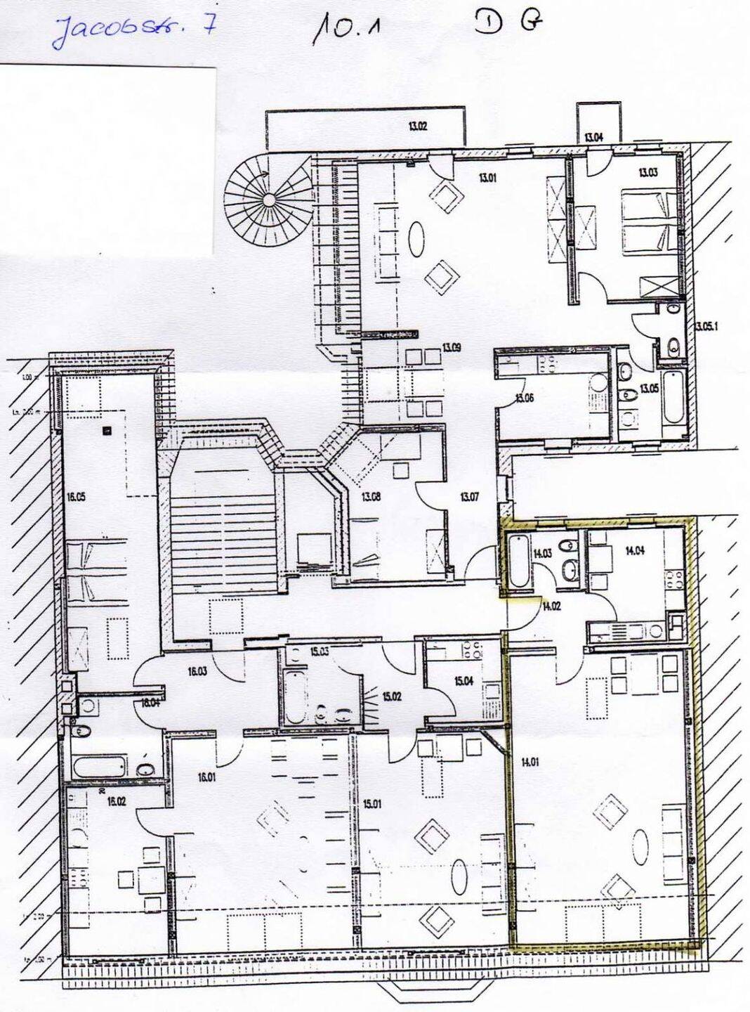 Frisch renoviert! Wohnen im Zentrum von Leipzig - Großzügige Single-Wohnung im DG mit Aufzug! – Leipzig – Vorschaubild 4