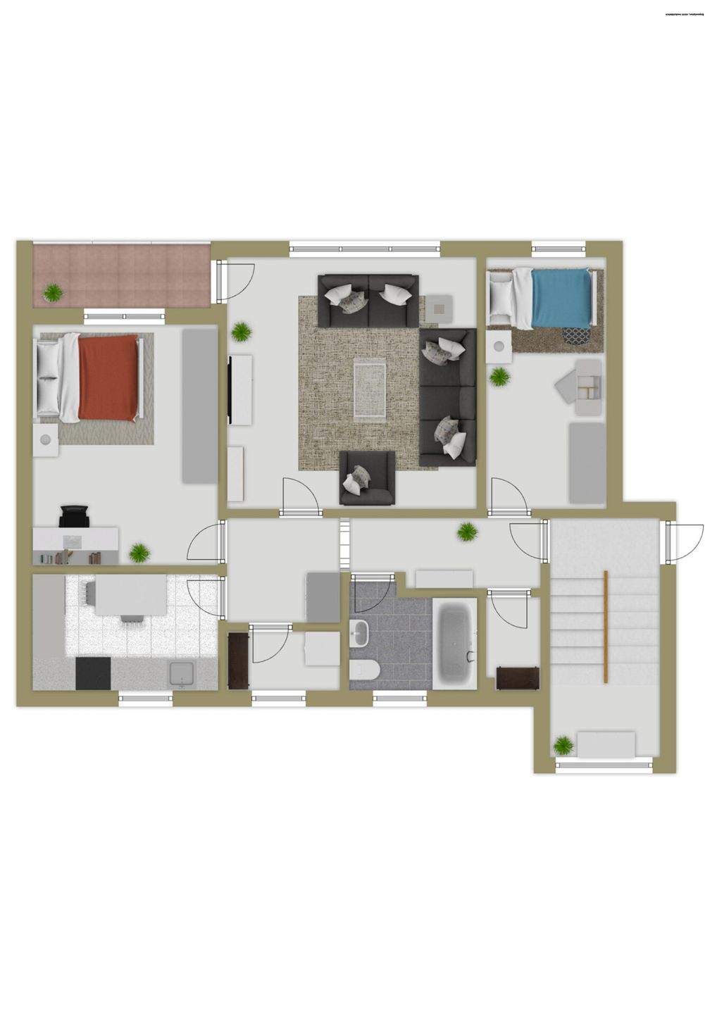 Charmante Wohnung mit Balkon in begehrter Lage - ideal für Paare und Kapitalanleger – Mönchengladbach – Vorschaubild 9