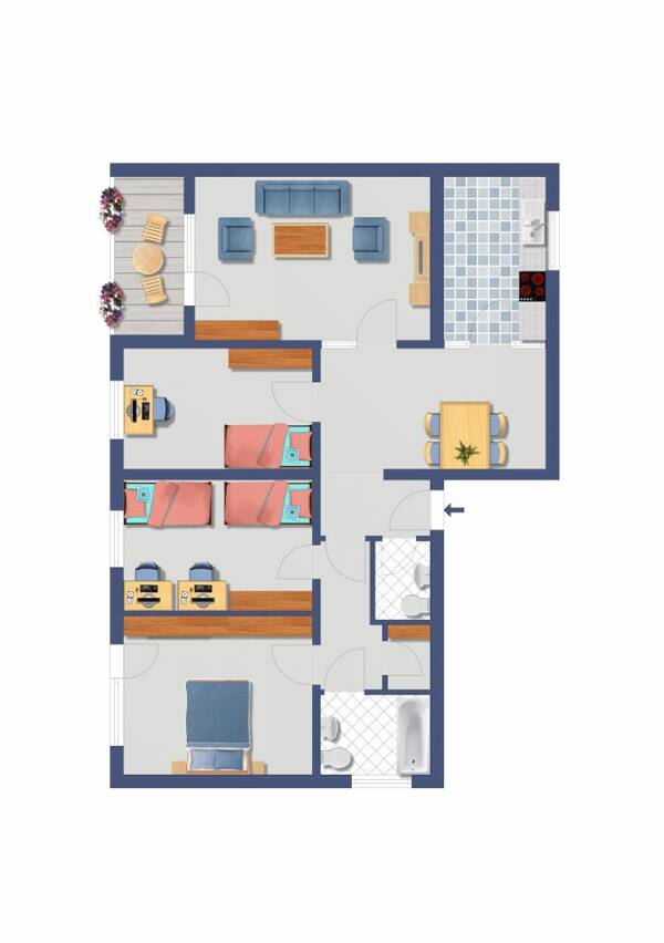 Etagenwohnung in 50735 Köln mit 94 m² kaufen