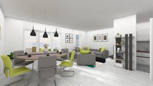 WOW großzügige, helle und freundliche 4 Zi. Neubau Whg. mit Balkon und EBK Bieber Nord