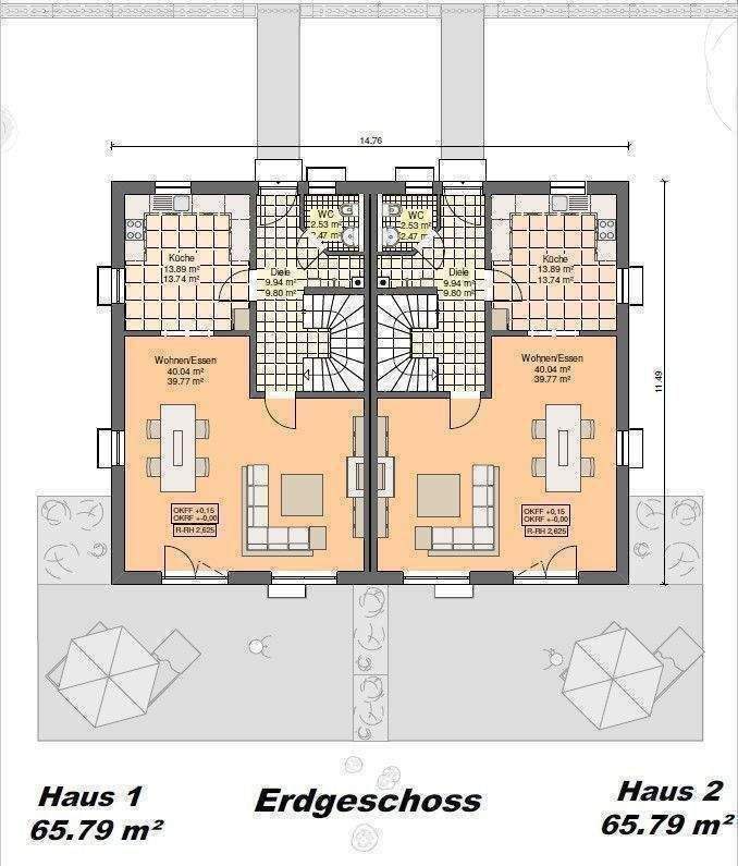 Neubau-Doppelhaushälfte in herrlich naturnaher Wohnlage – Schwabach – Vorschaubild 3