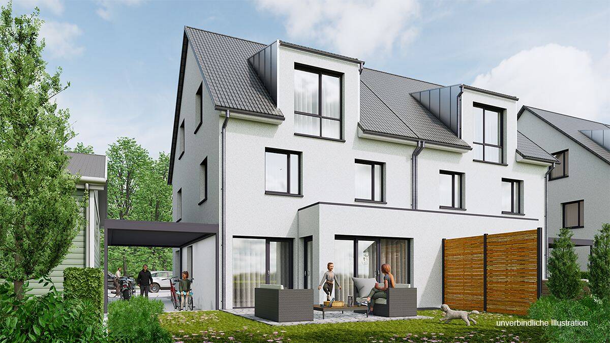 "Modernes + großzügiges Wohnen in beliebter Lage" Attraktive DHH mit herrlichem Garten in Möhringen – 70567 Stuttgart – Bild 1 von 9