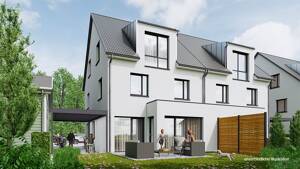 "Modernes + großzügiges Wohnen in beliebter Lage" Attraktive DHH mit herrlichem Garten in Möhringen