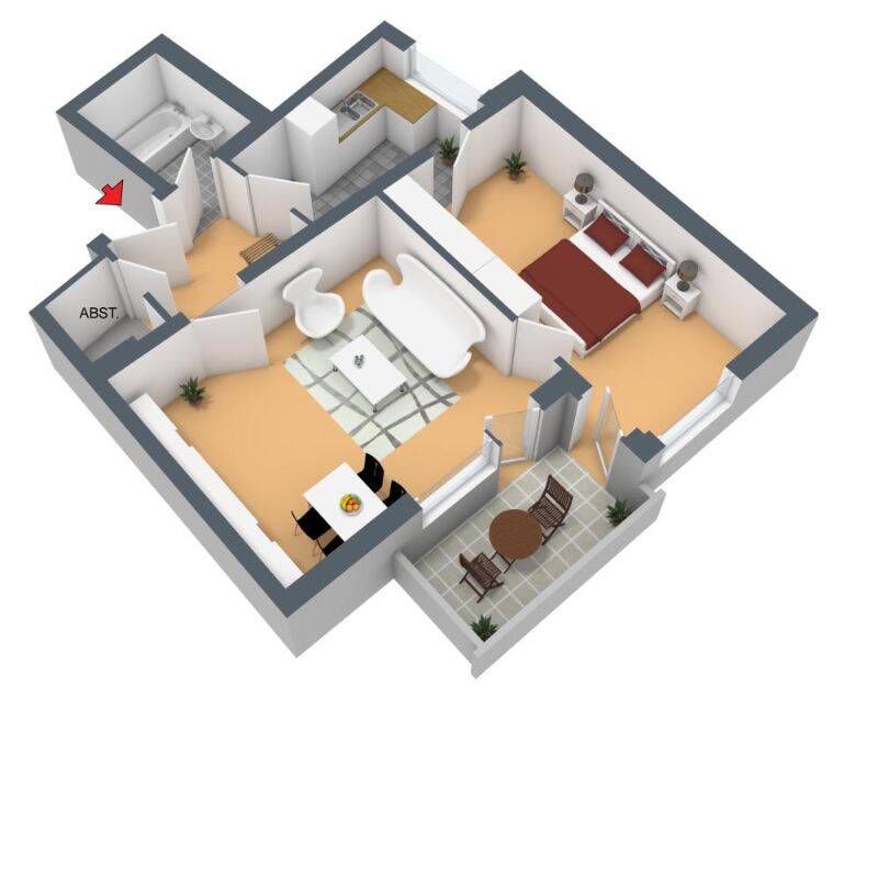 Helle 2-Zimmer-Wohnung in Wuppertal Barmen - Mit neuen Vinylboden! – Wuppertal – Vorschaubild 3