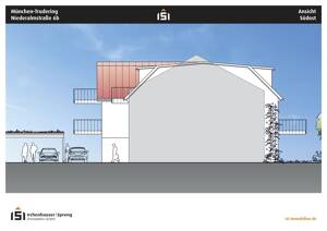 München! 3-ZKB OG-Whg. + 12 m² Ost-Balkon! FBH, elektr. Rollläd., Videosprechanlage, Aufzug, Keller! – 81735 München – Vorschaubild 6