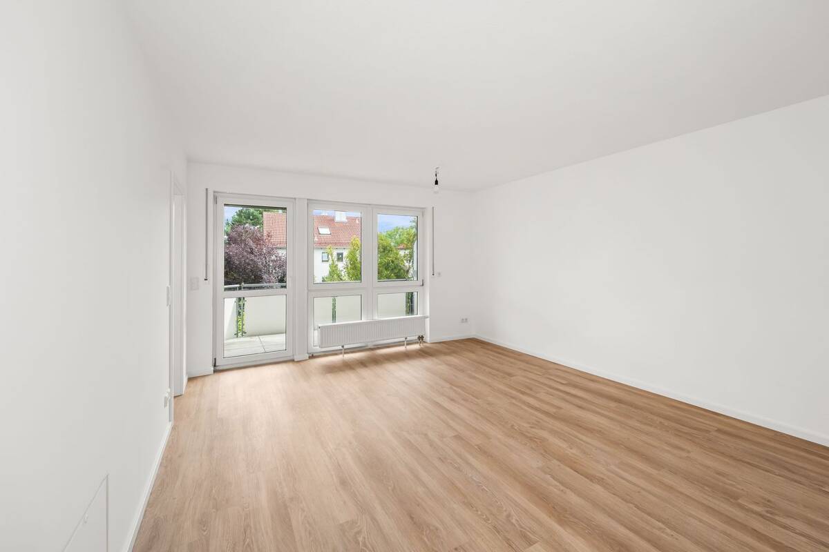 Charmante 1-Zimmer-Wohnung mit großem Sonnenbalkon in schöner Lage von Fürth-Burgfarrnbach – 90768 Fürth – Bild 1 von 9