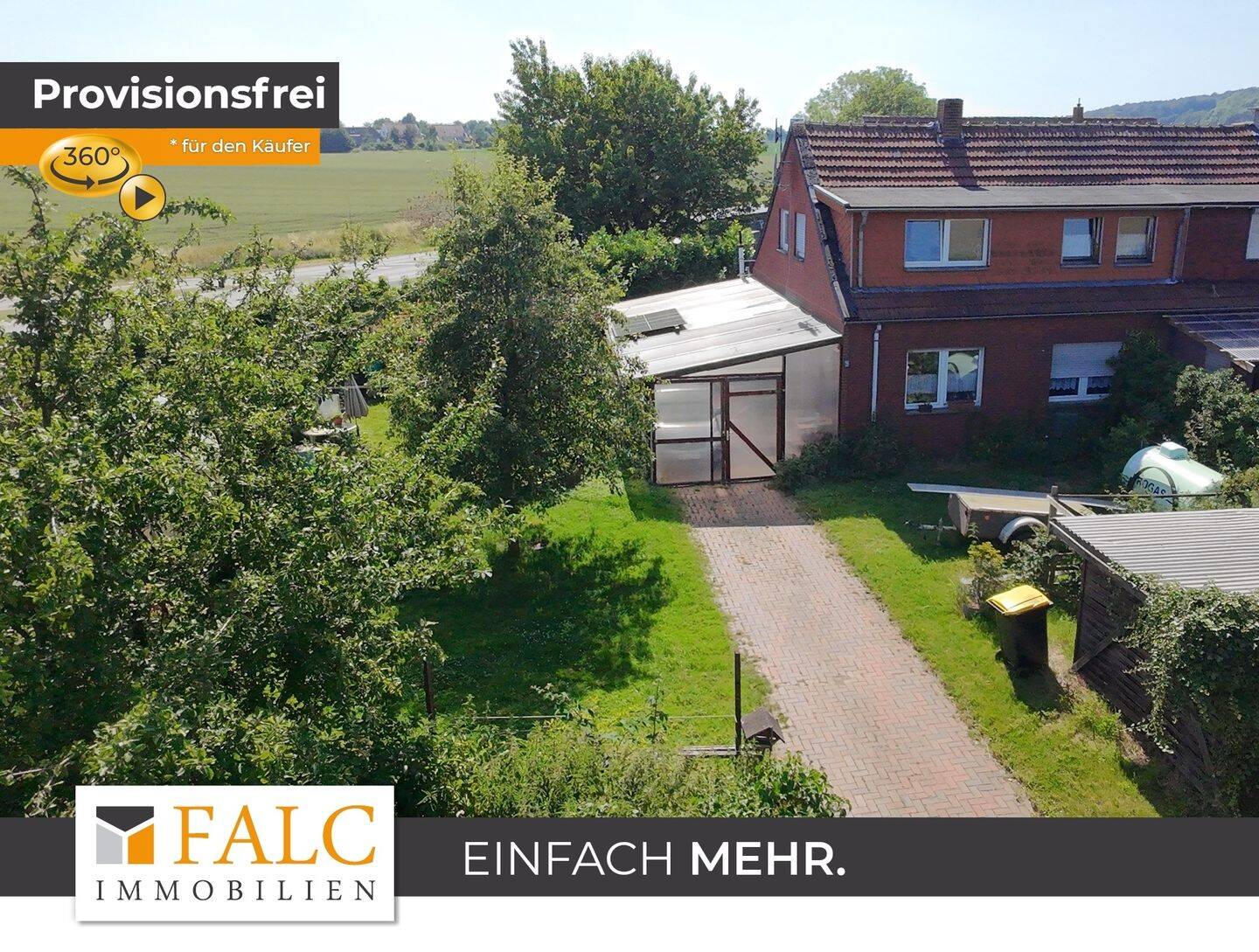 Reihenendhaus im Außenbereich mit Blick ins Grüne ***PROVISIONFREI**** – Nottuln – Bild 1 von 9