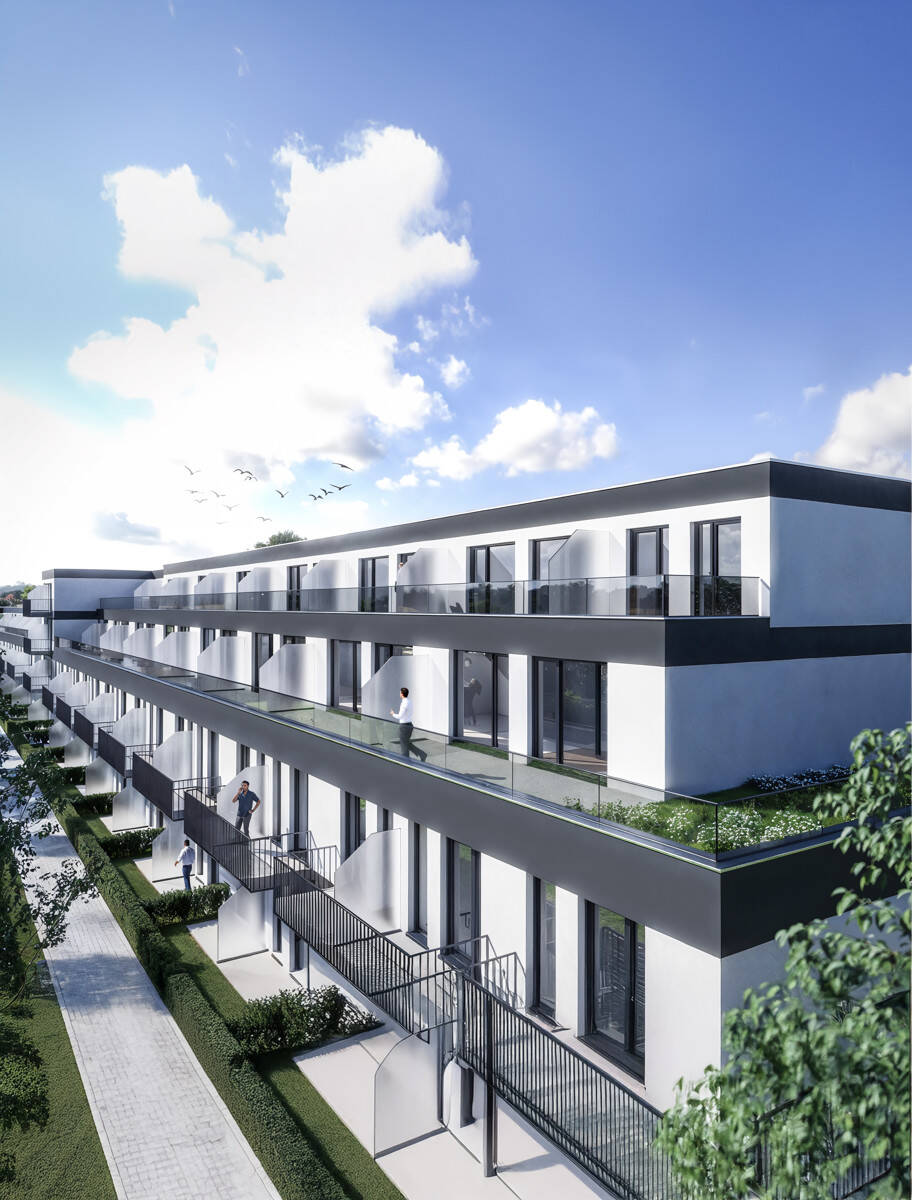 Modern. Möbliert. Mitten in Augsburg - 2-Zimmer-Apartment mit Terrasse & Hülsta-Interior – Augsburg – Vorschaubild 2