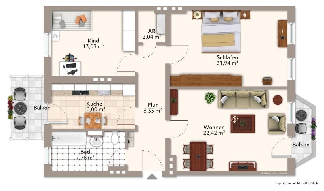 Gemütliche 3-Zimmer-Wohnung in bester Lage von Stadtfeld Ost! – Magdeburg – Vorschaubild 9