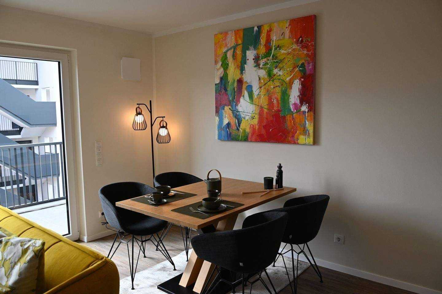 Hochwertige Mietwohnung in 93133 Burglengenfeld, teilmöbliert mit Südwest Balkon – Burglengenfeld – Vorschaubild 4