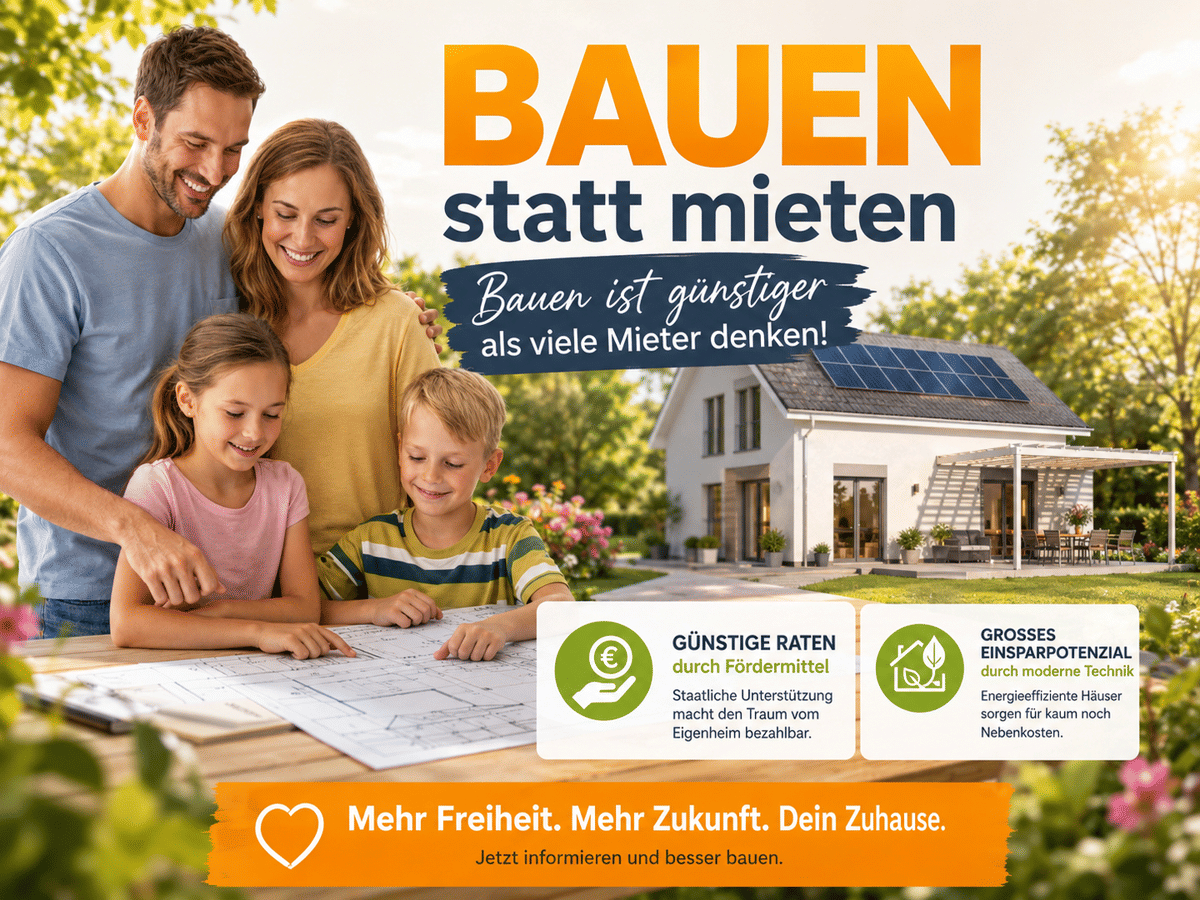 Einfamilienhaus zu mietähnlichen Konditionen - Bauen statt Mieten – 21079 Hamburg – Bild 1 von 4