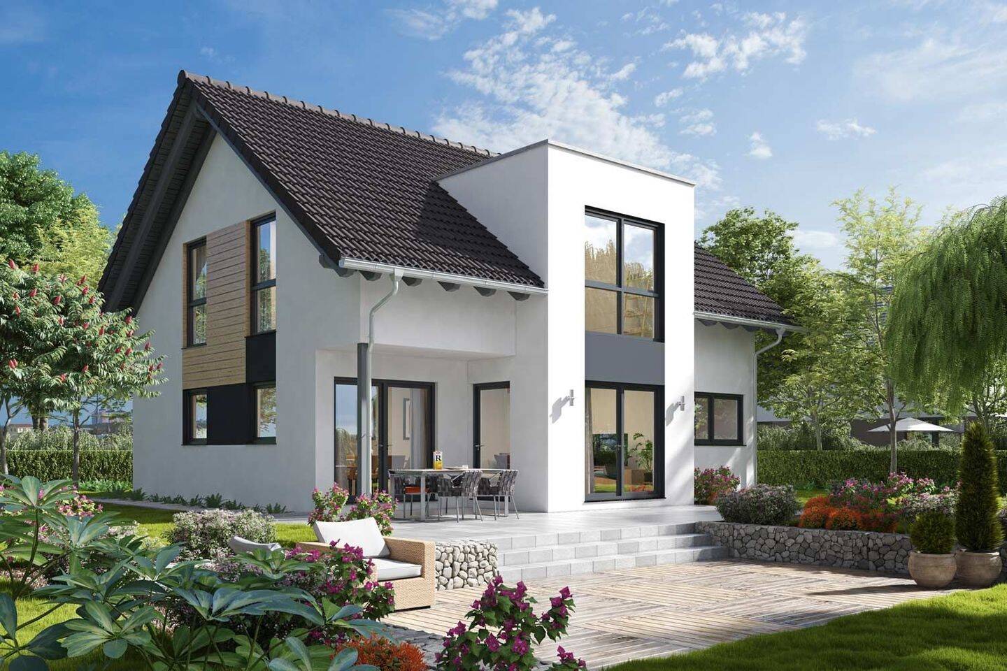 Ein Haus im Raum Neubrandenburg. Modern und individuell geplant.