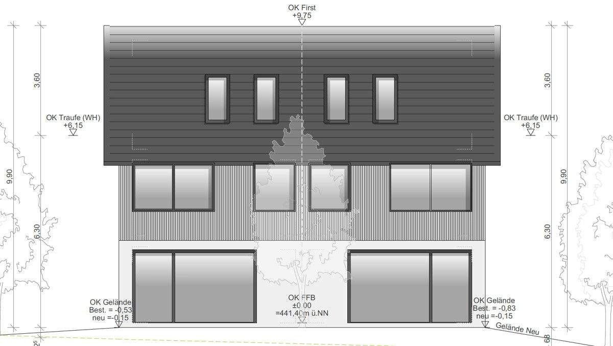 Ramerberg - KfW 40+ Neubau-Doppelhaushälfte – Ramerberg – Bild 1 von 9